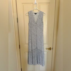 Massimo Dutti printed spots maxi dress